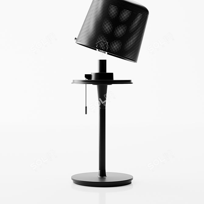 Contemporary Table Lamp for Home 3D model image 2