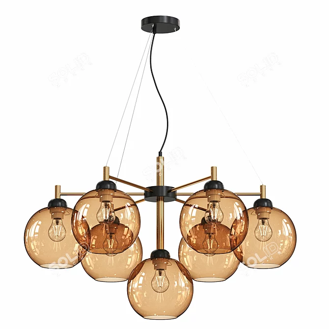 Modern Design Light Fixture 3D model image 2