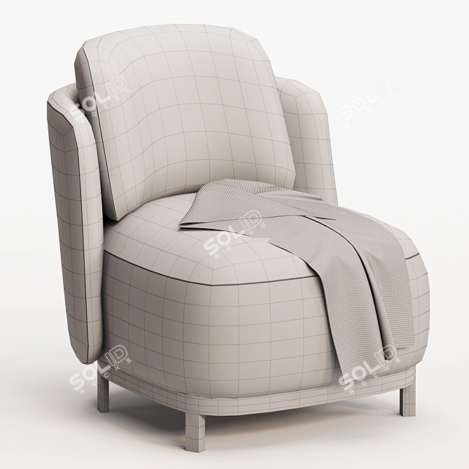 Modern Armchair DARRINGTON in Corona 3D model image 5