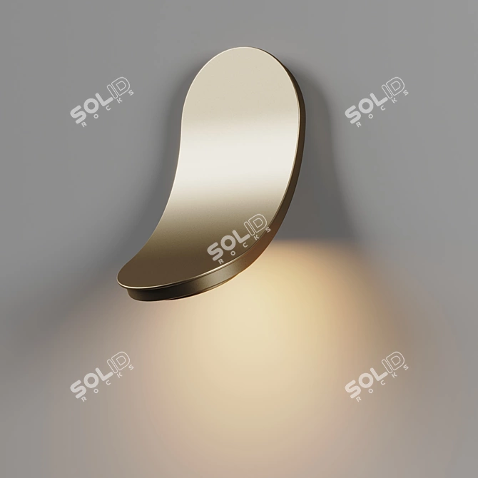 Contemporary LED Wall Sconce 3D model image 4