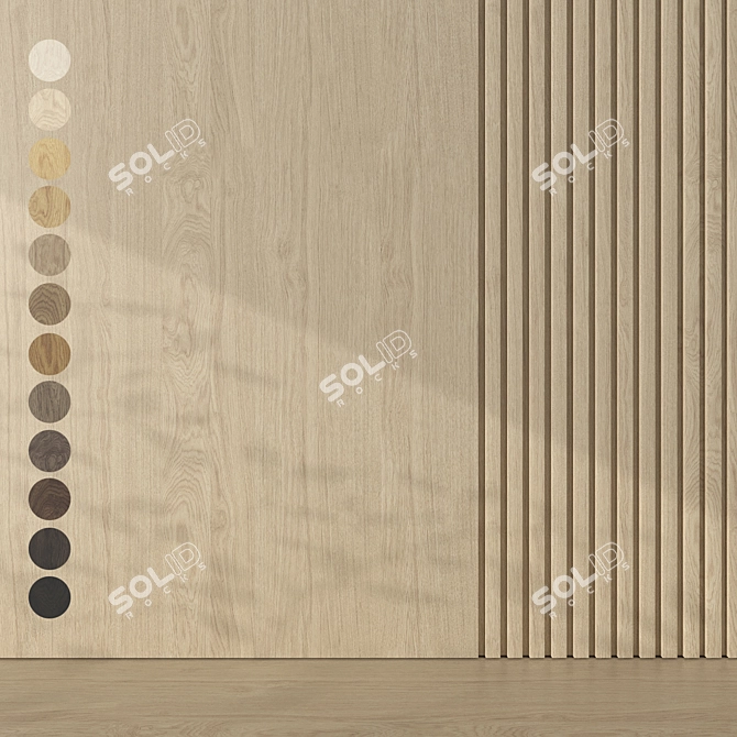 Oak Textures Pack 093 3D model image 1