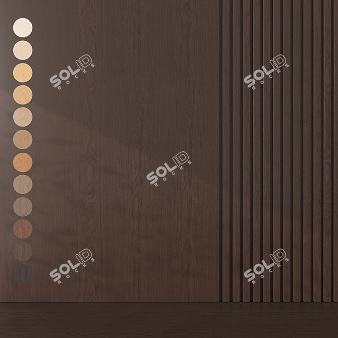 Oak Textures Collection 094 3D model image 1