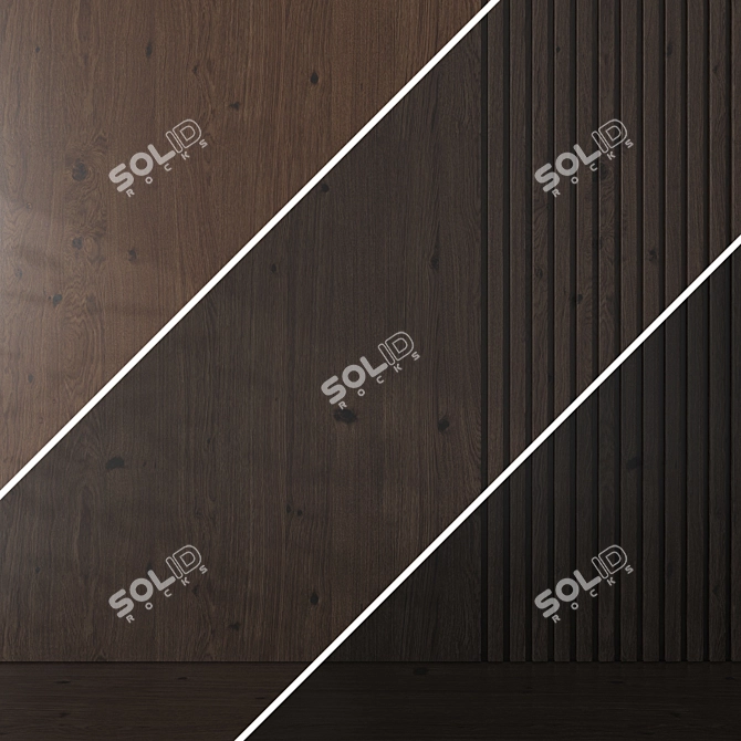 Oak Wood Texture Pack 095 3D model image 5