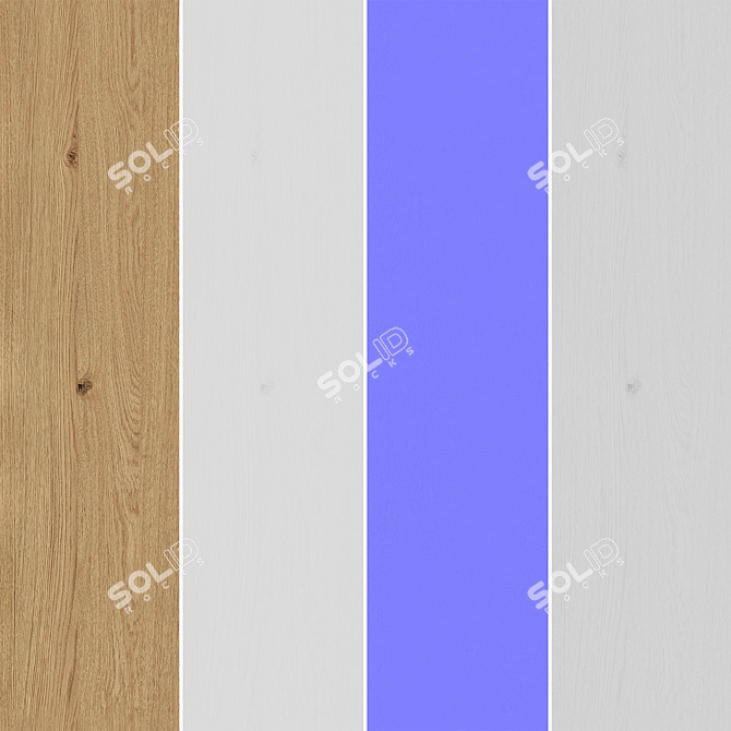 Oak Wood Texture Pack 095 3D model image 6