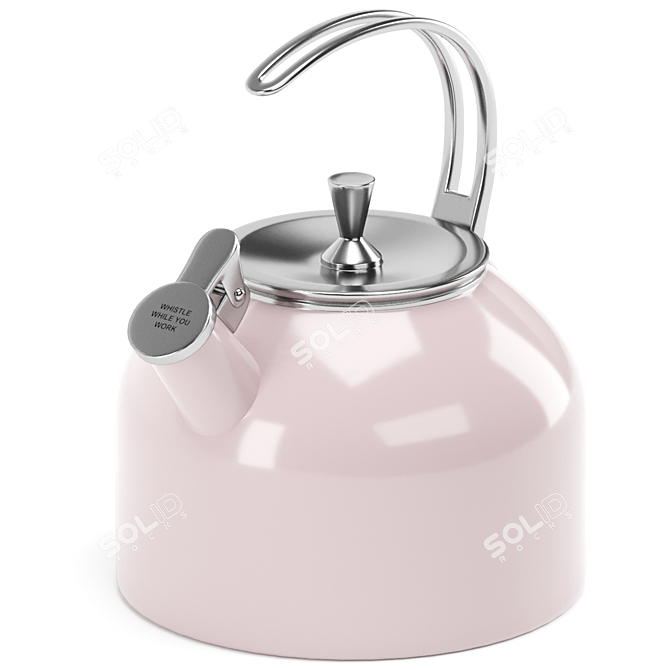 Kate Spade Blush Tea Kettle 3D model image 4