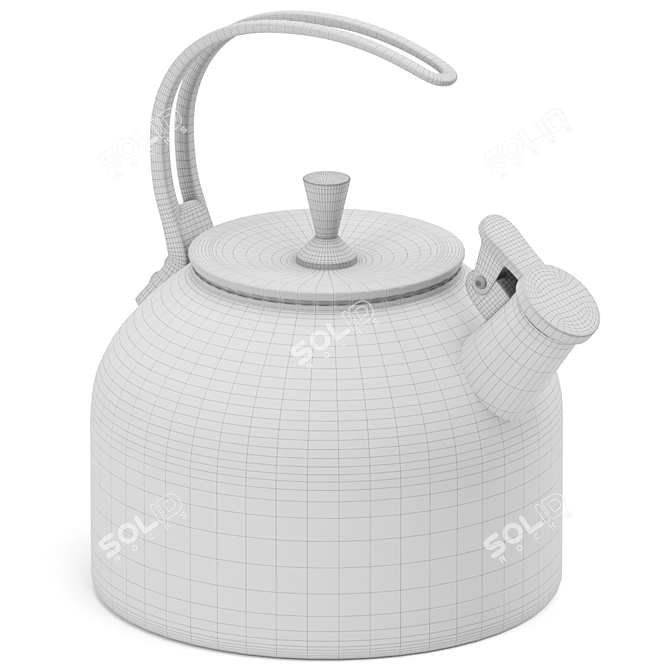 Kate Spade Blush Tea Kettle 3D model image 10