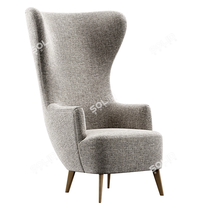 TOMY Armchair Sofaclub Furniture 3D model image 2
