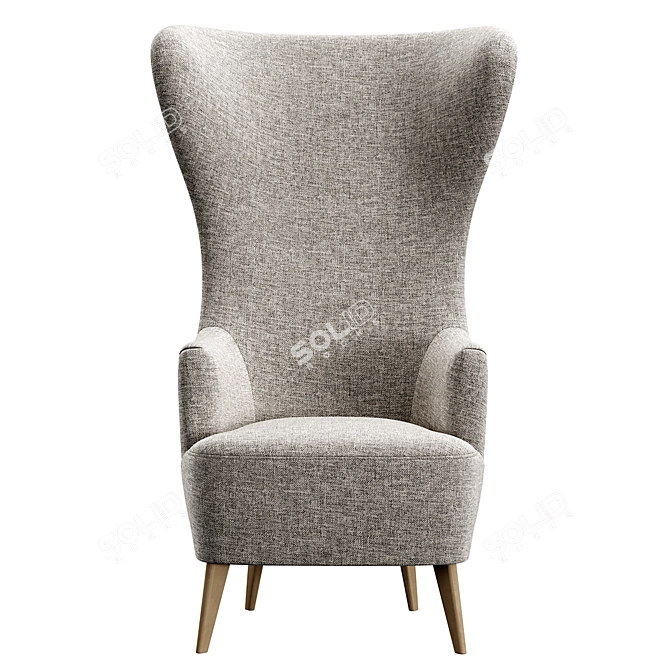 TOMY Armchair Sofaclub Furniture 3D model image 3