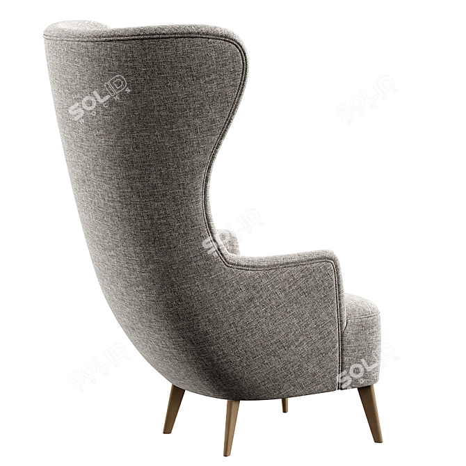 TOMY Armchair Sofaclub Furniture 3D model image 5