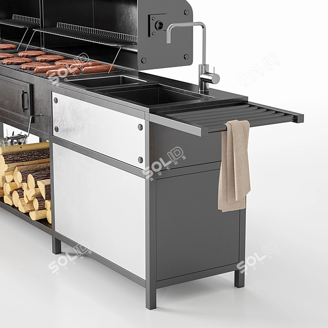 Grill 3D Models Bundle 3D model image 5