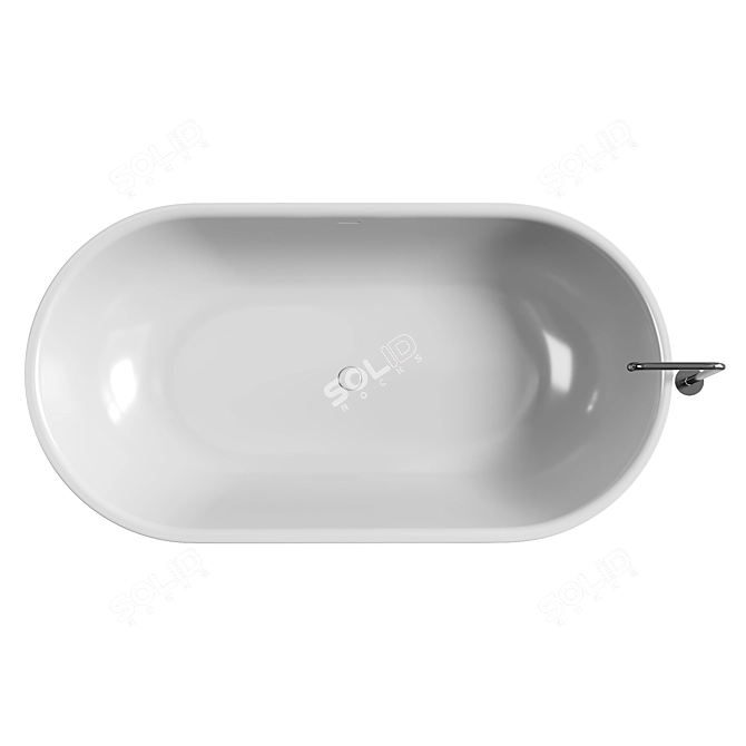 Elegance in Cristalplant: Sabbia Bathtub 3D model image 2