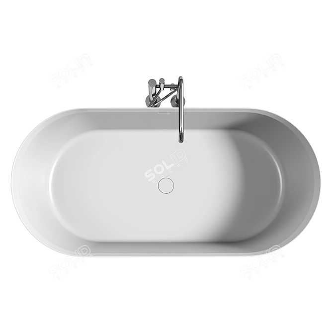 Stylish VENET Bathtub: Acquabella Elegance 3D model image 2