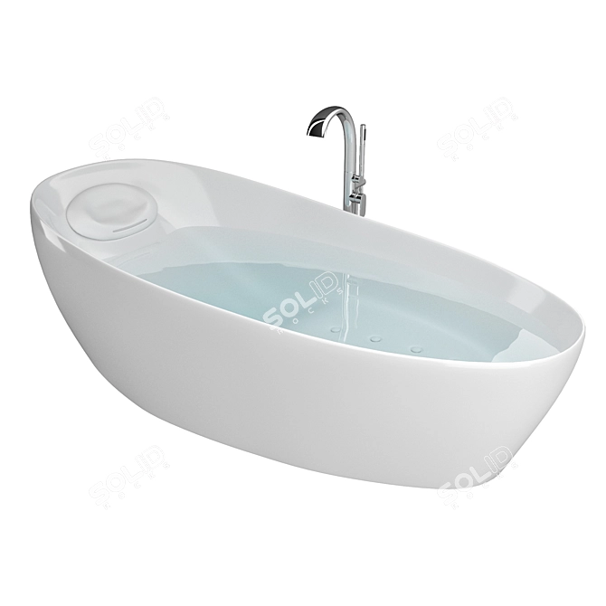 Neorest Zero Freestanding Soaking Tub 3D model image 1