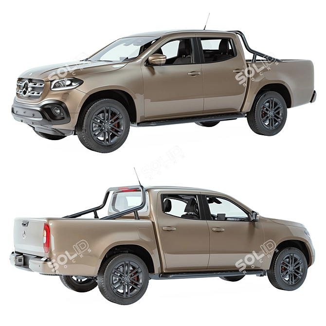 Mercedes X-Class 3D Model Archive 3D model image 1