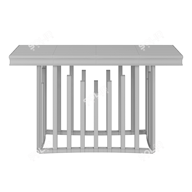 Modern Marble Console Table NEXUS 3D model image 2