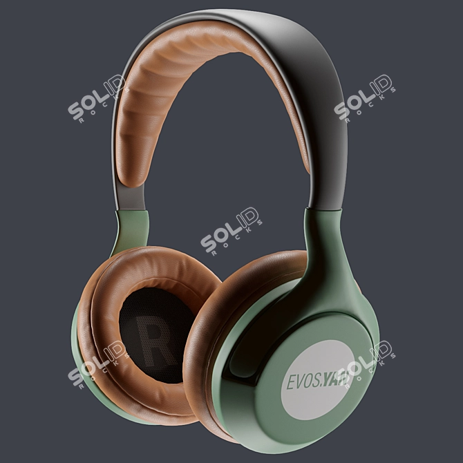 Premium 2016 Headphone 3D Model 3D model image 3