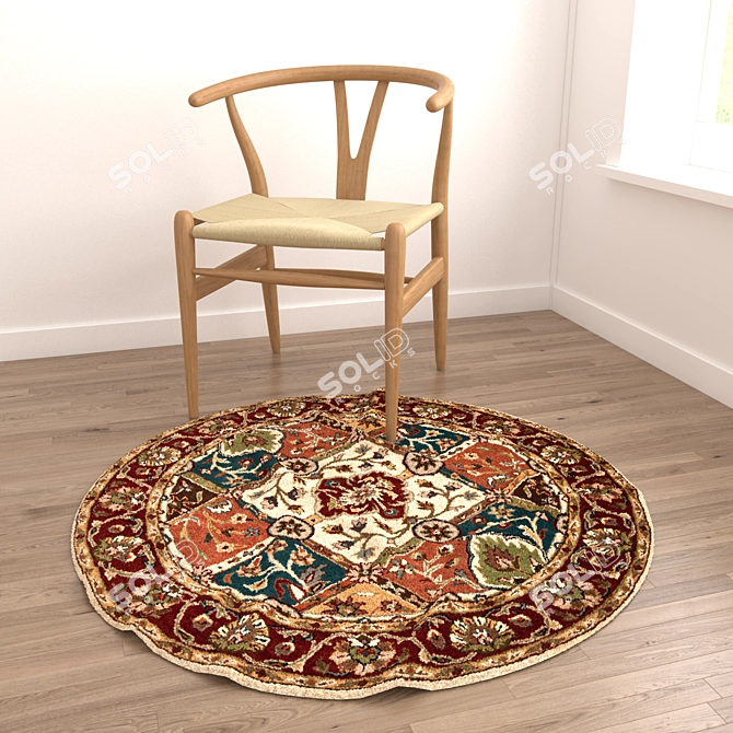 Variety Rugs Set Render Models 3D model image 3