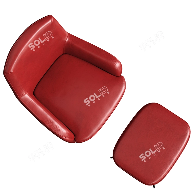 Modern Classic Lounge Chair: Bodema Carol 3D model image 5