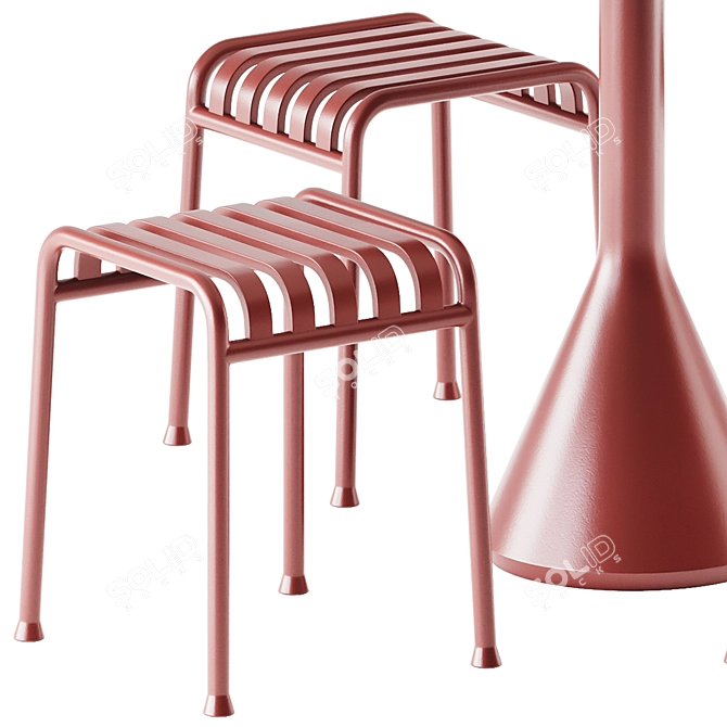  Hay Palissade Collection Cone Set 3D model image 2