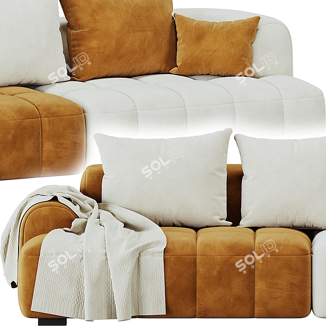 Modern Modular Jaden Sofa Set 3D model image 3