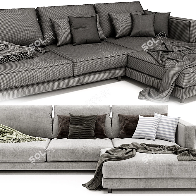 Modern Marac Malibu Sofa 2017 3D model image 3