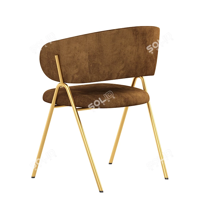 Quinti Sedute KEIRA Modern Chair 3D model image 2