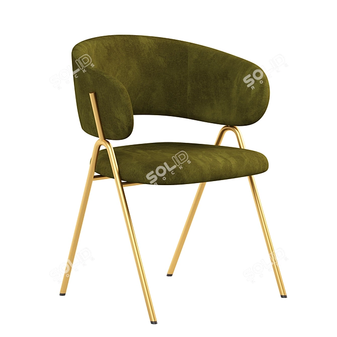 Quinti Sedute KEIRA Modern Chair 3D model image 3