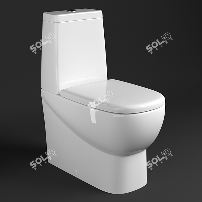 Infinity Rimless WC, 3D Download 3D model image 1