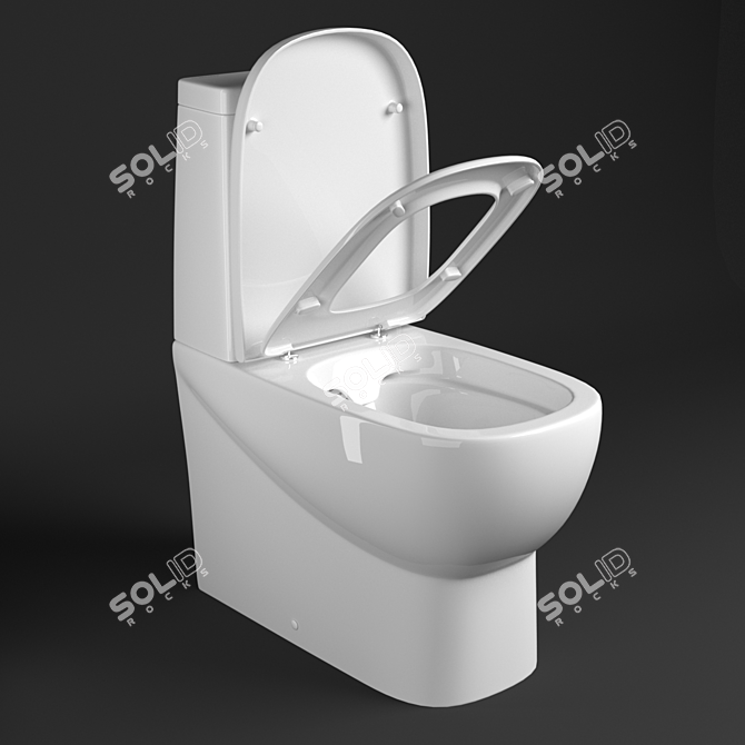 Infinity Rimless WC, 3D Download 3D model image 2