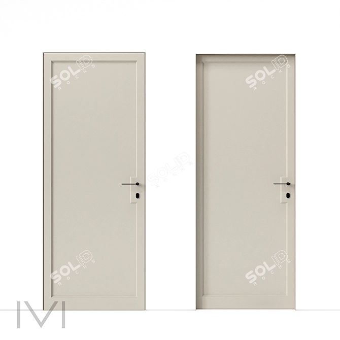 VIVOMOBILI Nice Series Interior Doors 3D model image 1