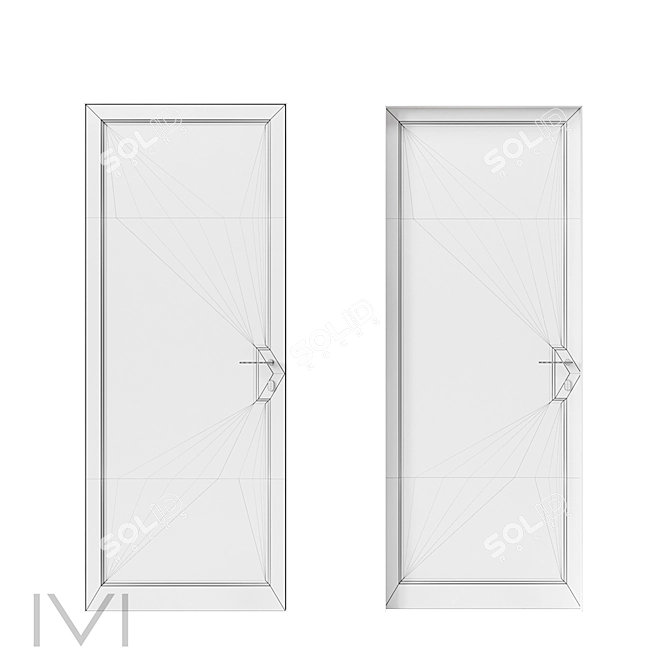 VIVOMOBILI Nice Series Interior Doors 3D model image 4