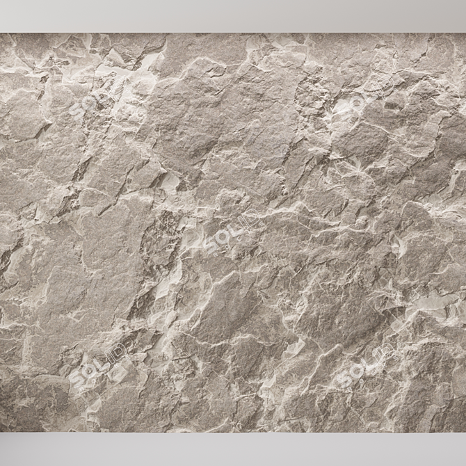 Rock Cliff Material Pack 3D model image 1