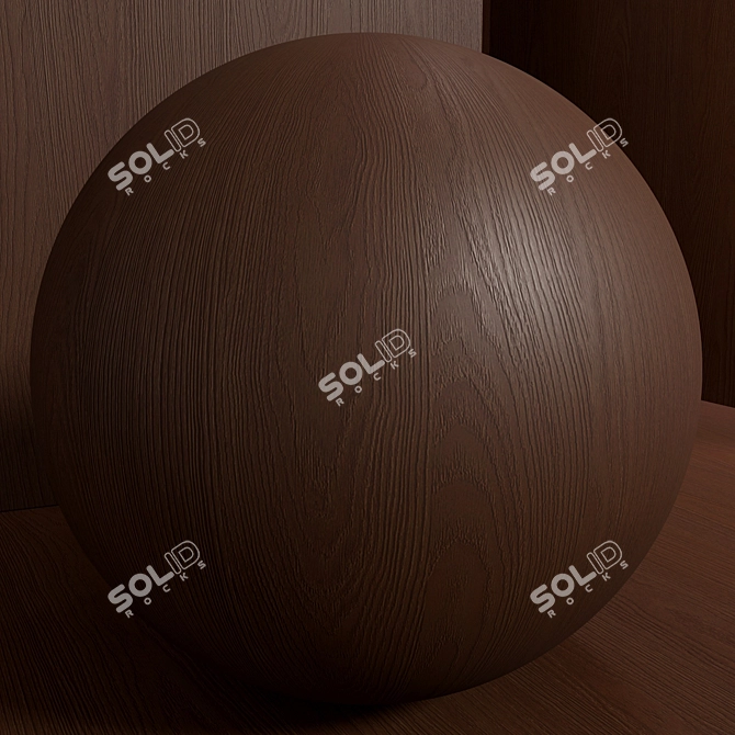 Seamless Ash Wood Material Set 3D model image 7