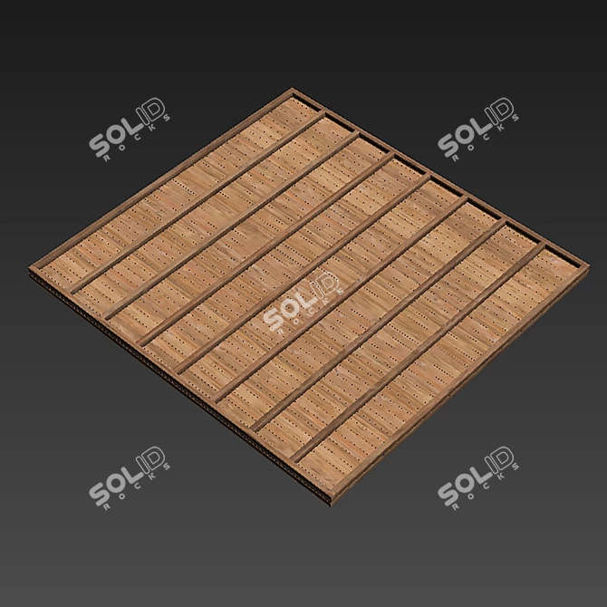 Polygon Beam Decor Model Set 3D model image 4