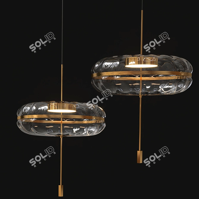 Elegant Dona Design Lamps 3D model image 1