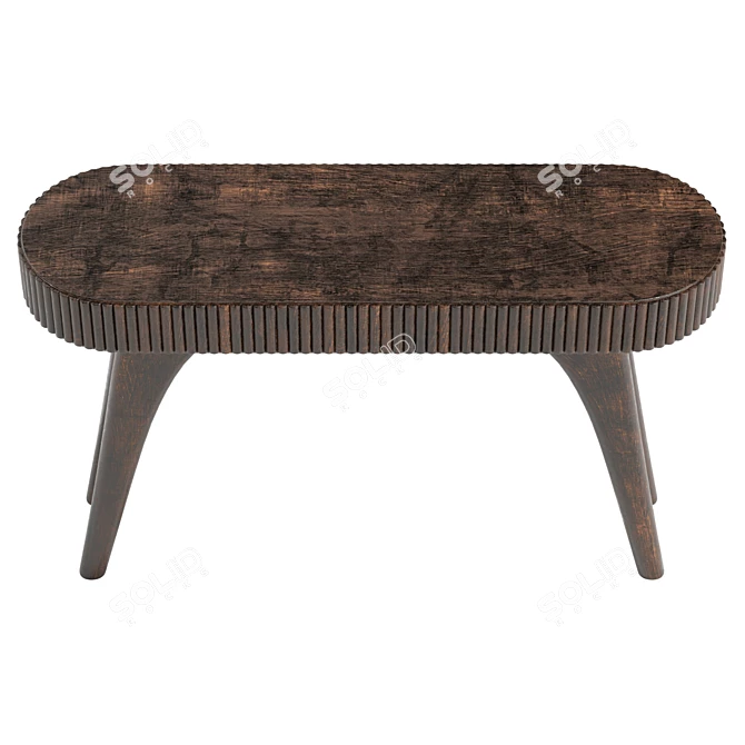 Modern Robert Console with UV Unwrap 3D model image 3