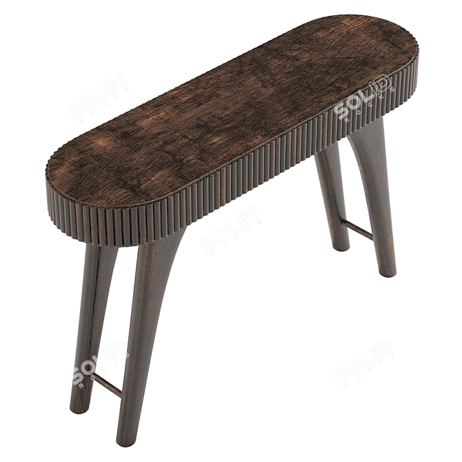 Modern Robert Console with UV Unwrap 3D model image 5