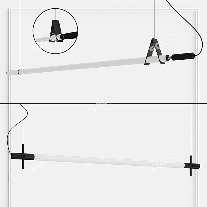 Sleek Lampatron FABIA DELIA Set 3D model image 2