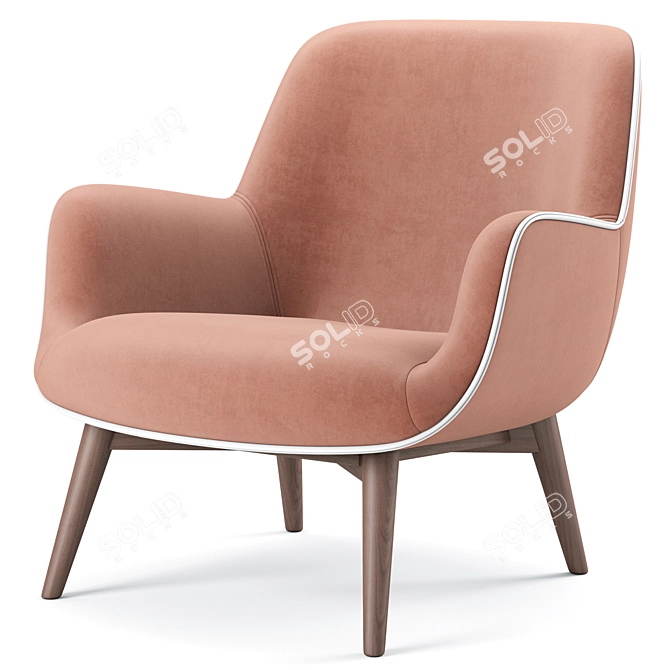 Gretchen Mesh Occasional Chair 3D model image 2