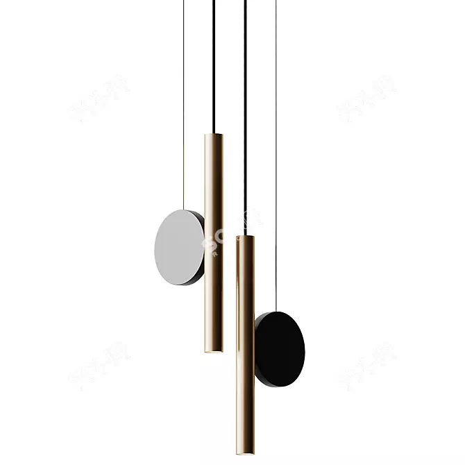 Contemporary DOI Pendant Lamp 3D model image 2