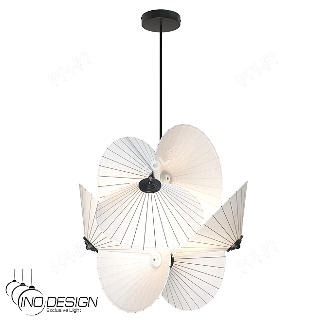 Modern Inodesign Umbrella Pendant Light 3D model image 1