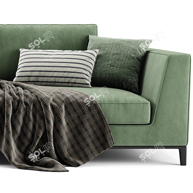 Modern B&B Lucrezia 2-Seater Sofa 3D model image 4