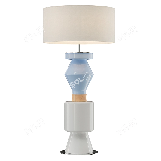 Elegant Aromas Table Lamps Set 3D model image 3