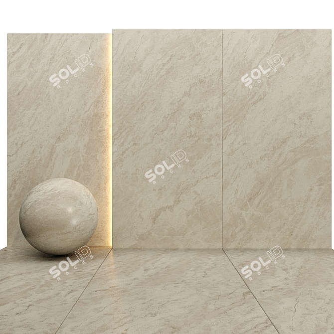 Luxury Marble Texture Set 017 3D model image 5