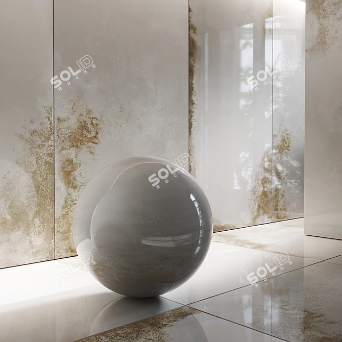 Argento Ceramic Granite Tile 3D model image 3