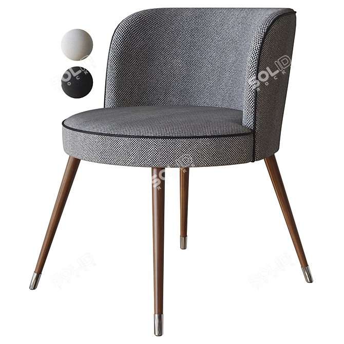  Sweet Treat Wooden Lounge Chair 3D model image 1