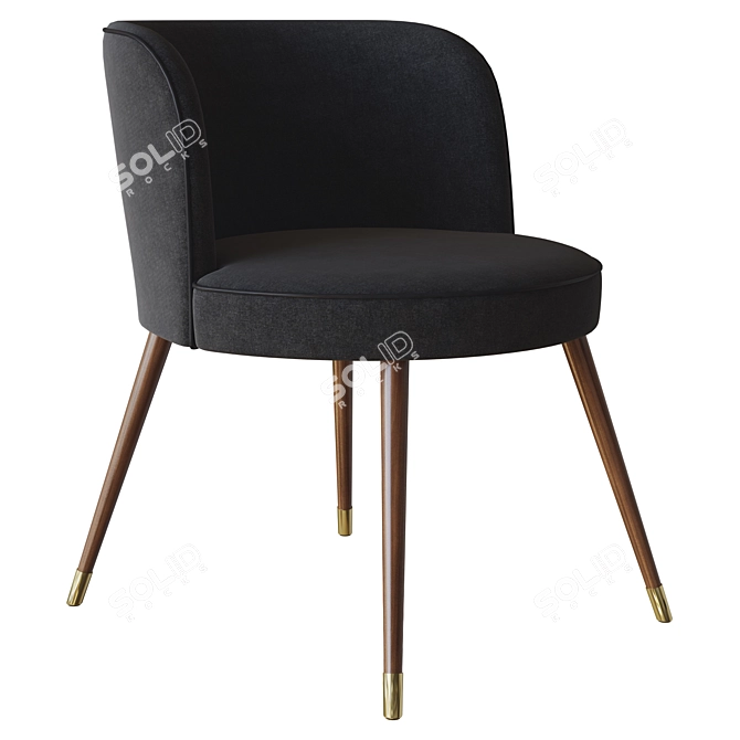  Sweet Treat Wooden Lounge Chair 3D model image 2