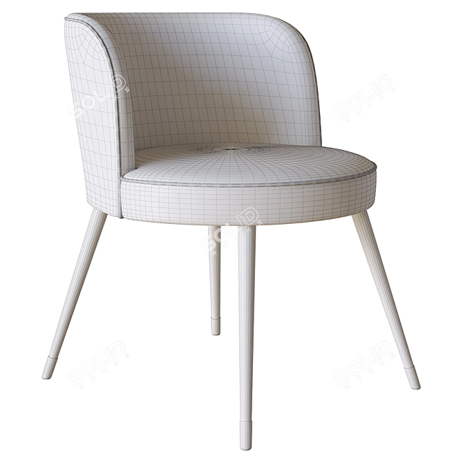  Sweet Treat Wooden Lounge Chair 3D model image 4