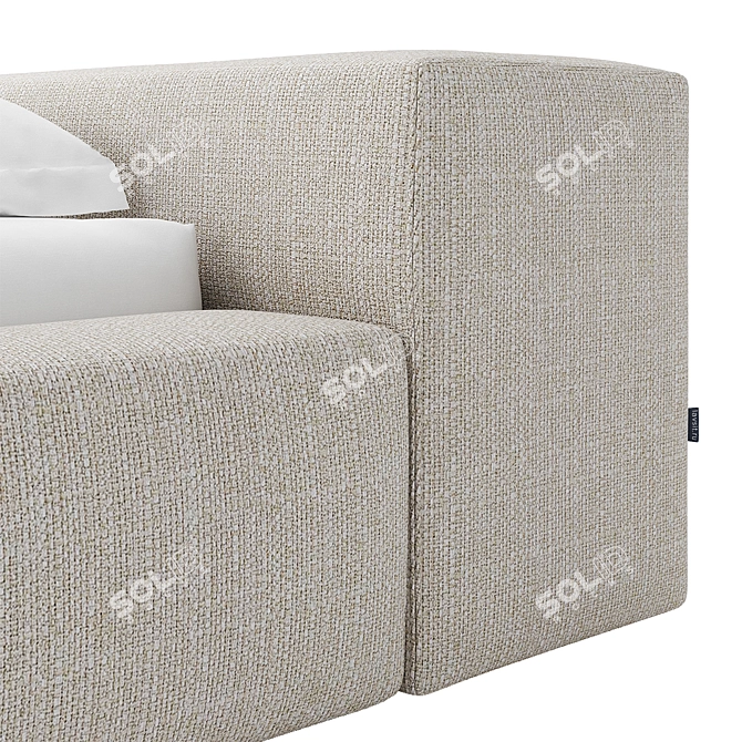 OM Casper Bed 227x270x56cm 3D model image 3