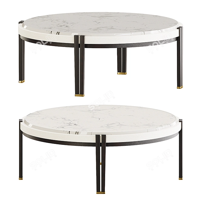 Elegant Center Table - Mary 3D model image 1